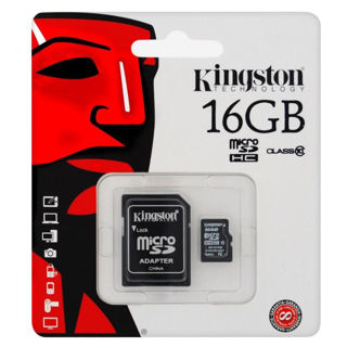 Imagen de MicroSD Kingston 16GB Clase 10