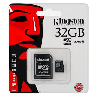 Imagen de MicroSD Kingston 32GB Clase 10
