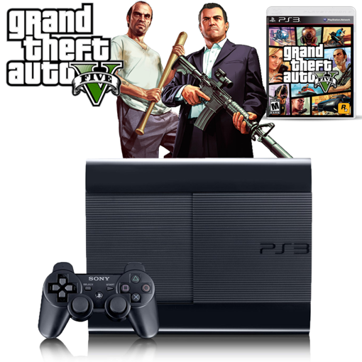Imagen de Playstation 3 500GB Refurbished + GTA 5