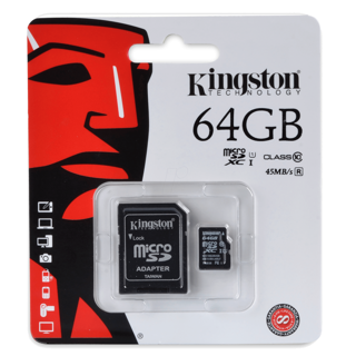 Imagen de MicroSD Kingston 64GB Clase 10