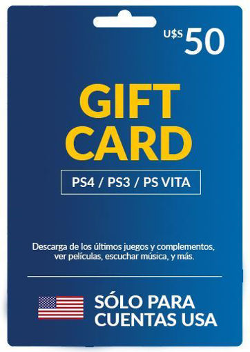 Imagen de PlayStation Network Card U$S50 para cuentas USA