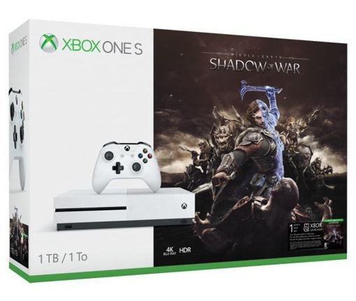 Imagen de XBOX ONE S 1TB Shadow of War Bundle