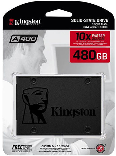 Imagen de Disco Duro Interno SSD Kingston 480GB A400 SATAIII 2.5''
