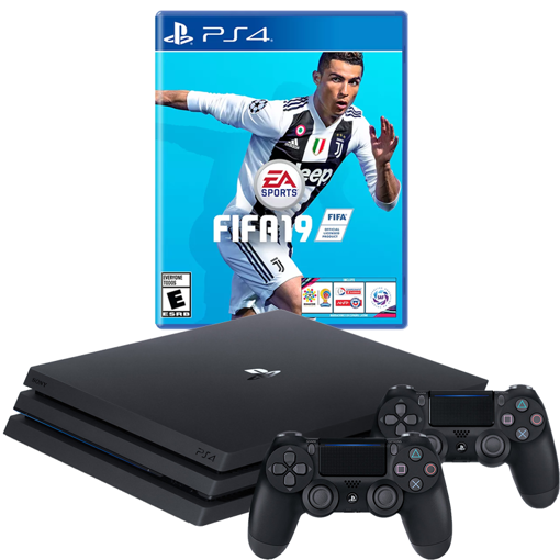 Imagen de PlayStation 4 PRO Ref. Fifa 19 + 2 Joystick