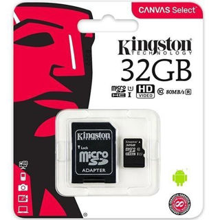 Imagen de Micro SD Kingston 32GB Clase 10 Canvas Select