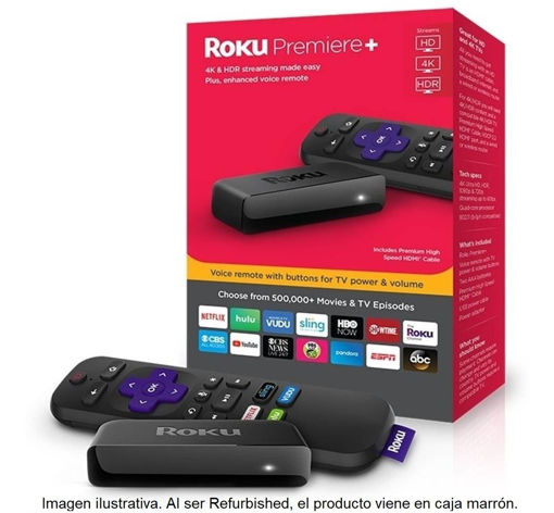 Imagen de Roku Premiere Plus 3921XB Refurbished