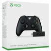 Imagen de Joystick Xbox One Inalambrico Negro + Adaptador Bluetooth