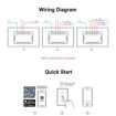Imagen de Sonoff T0US3C Interruptor de Pared 3 Botones WiFi
