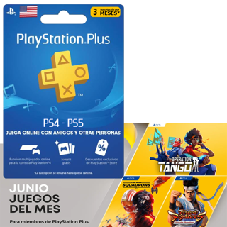 Imagen de PlayStation PS Plus 3 Meses para cuentas de USA únicamente PS4 y PS5