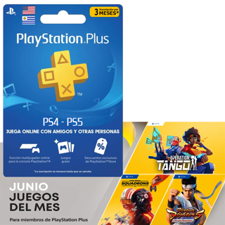 Imagen de Playstation Plus 3 Meses para cuentas de Uruguay PS4 y PS5