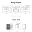 Imagen de Sonoff T2US1C Interruptor Pared 1 Boton Wifi y 433 MHz