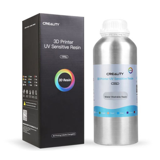Imagen de Resina Creality Lavable en Agua 500g en Botella de Aluminio para Impresora 3D