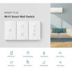 Imagen de Sonoff T2US1C Interruptor Pared 1 Boton Wifi y 433 MHz