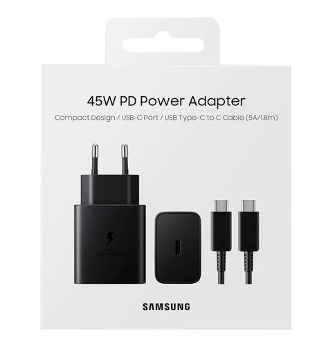 Imagen de Cargador Super Rapida Tipo C 45W 1.8 mts Original Samsung