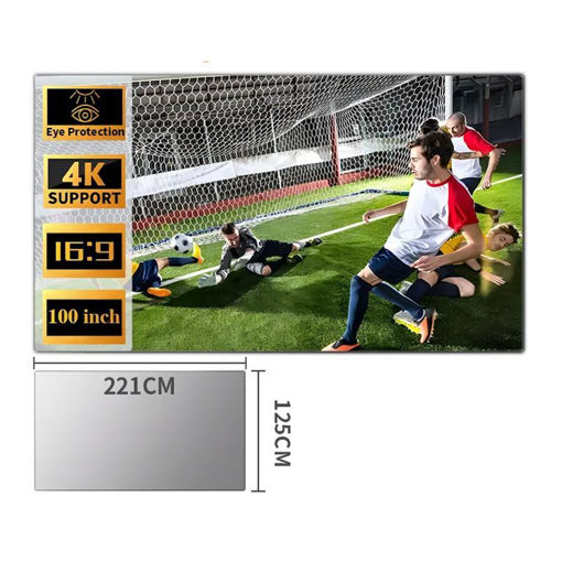 Imagen de Pantalla para Proyector Wanbo 125x221cm