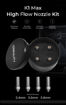 Imagen de Kit Boquillas Bimetal Alto Flujo Creality K1, K1 Max
