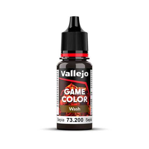 Imagen de Vallejo Pintura Game Color Wash Sepia 18 ml