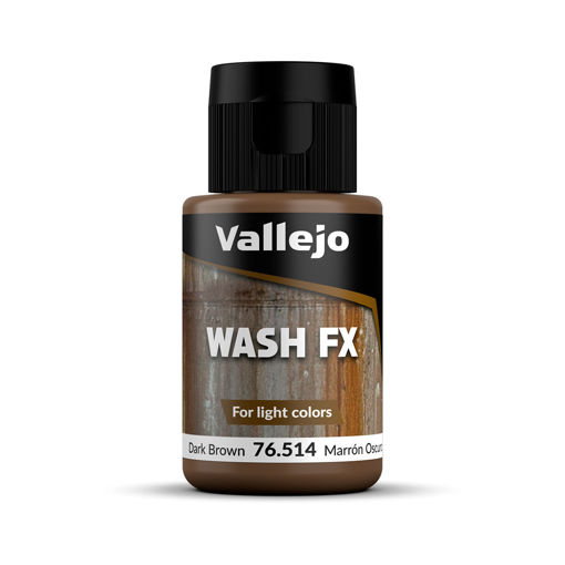 Imagen de Vallejo Pintura Wash FX Marrón Oscuro 35 ml