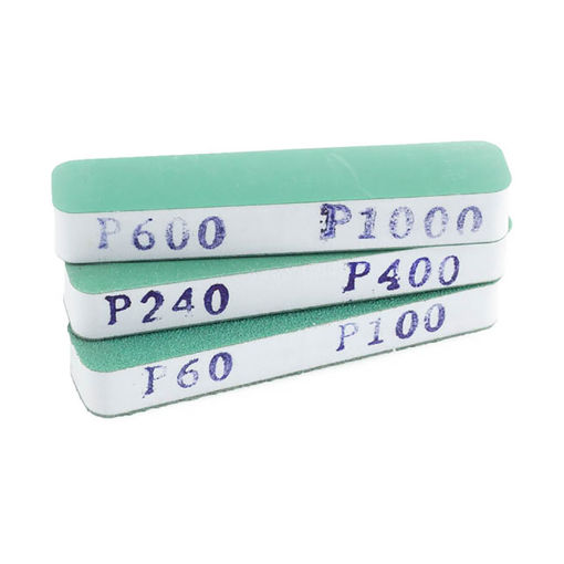 Imagen de Vallejo Set de 3 Flexi Sanders doble grano (90X19X12 mm)