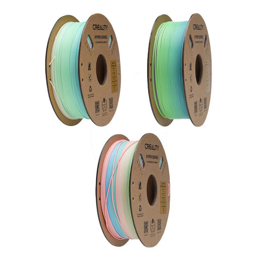 Imagen de Filamento PLA Hyper Creality Arcoiris 1.75mm 1KG