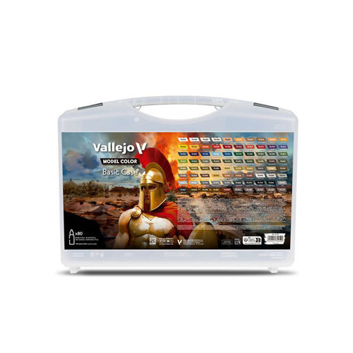 Imagen de Vallejo Pinturas Maletín Model Color Basic (80 x 18 ml)