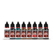 Imagen de Vallejo Pinturas Effects Set Non Metallic Metal (8 x 18 ml)