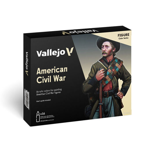 Imagen de Vallejo Pinturas Figure Set American Civil War (16 x 18 ml)