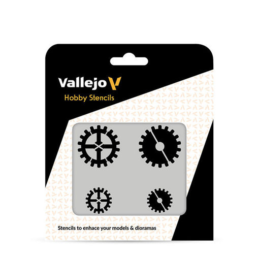 Imagen de Vallejo Stencils Engranajes 125 x 125 mm