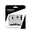 Imagen de Vallejo Stencils Muro Agrietado 125 x 125 mm