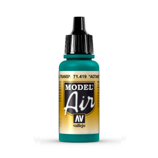 Imagen de Vallejo Pintura Model Air Aotake Trans. Blue 17 ml