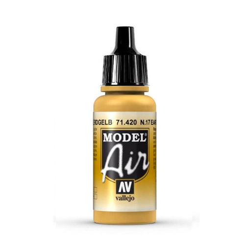 Imagen de Vallejo Pintura Model Air Nº 17 Erdgelb 17 ml