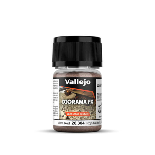 Imagen de Vallejo Diorama Effects Rojo Marte 0,2-0,6 mm 35 ml
