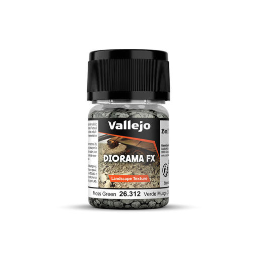 Imagen de Vallejo Diorama Effects Verde Musgo 2-5 mm 35 ml