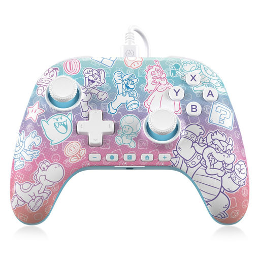 Imagen de Joystick Cableado Power A Advantage Mushroom Kingdom