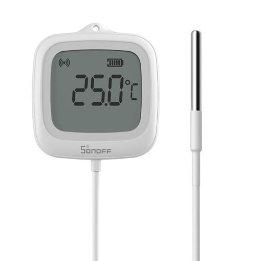 Imagen de Sonoff SBZB-02LD Zigbee Sensor de Temperatura IP65 con Sonda