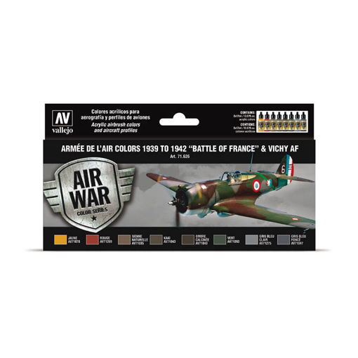 Imagen de Vallejo Air War Set Armée de l’Air 39 to 42 8un