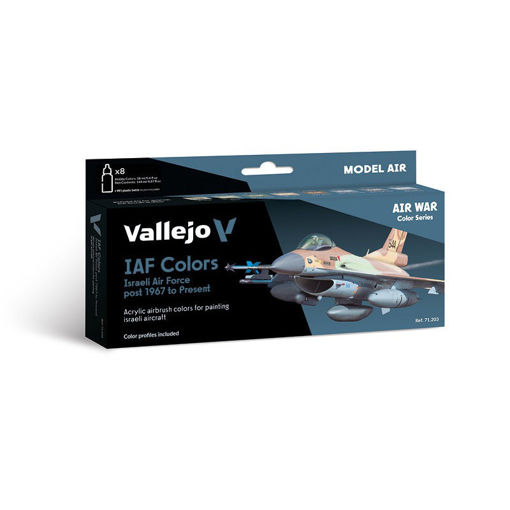 Imagen de Vallejo Air War Set IAF Post 67 to Present (8 x 18 ml)