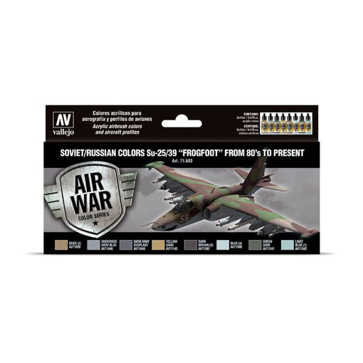 Imagen de Vallejo Air War Set Soviet/Russian Su25/39 80 - Present 8un