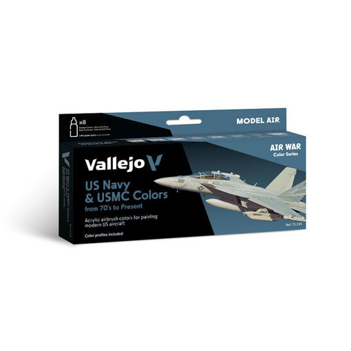 Imagen de Vallejo Air War Set US Navy & USMC 70’s to Present 8un