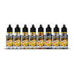 Imagen de Vallejo Pinturas Effects Set Colores Metálicos (8 x 18 ml)
