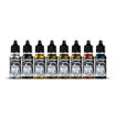Imagen de Vallejo Pinturas Effects Set Metallic Colors (8 x 18 ml)