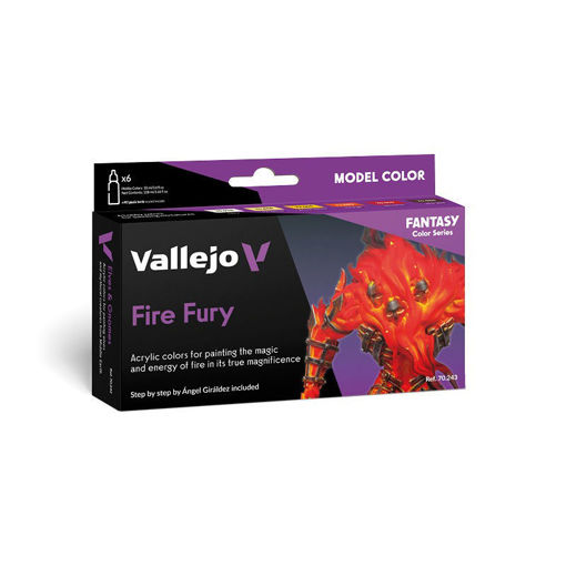 Imagen de Vallejo Pinturas Fantasy Set Fire Fury (6 x 18 ml)