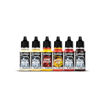 Imagen de Vallejo Pinturas Fantasy Set Fire Fury (6 x 18 ml)