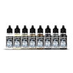 Imagen de Vallejo Pinturas Figure Set Black & White (8 x 18 ml)
