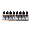 Imagen de Vallejo Pinturas Figure Set Face Painting (8 x 18 ml)