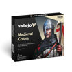 Imagen de Vallejo Pinturas Figure Set Medieval Colors (16 x 18 ml)