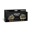 Imagen de Vallejo Wargames Set Utility Paint WWII & WWIII (8 x 18 ml)