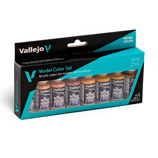Imagen de Vallejo Pinturas Figure Set Face & Skin Tones (8 x 18 ml)