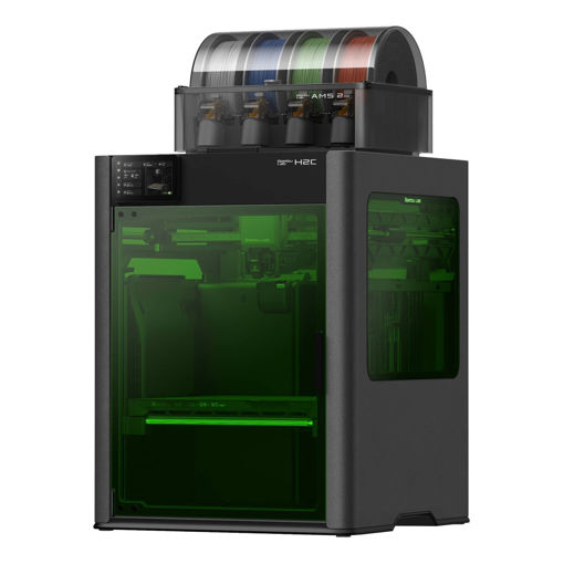 Imagen de Impresoras 3D Bambu Lab H2C Laser 10W Full Combo AMS 2 Pro