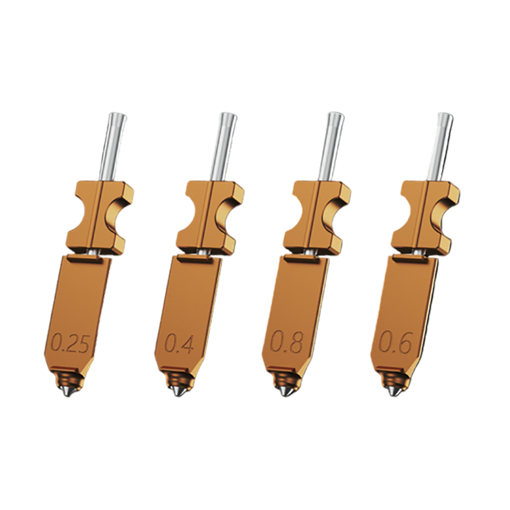 Imagen de Set de Boquillas 0,2, 0,4, 0,6 y 0,8mm Flashforge AD5X